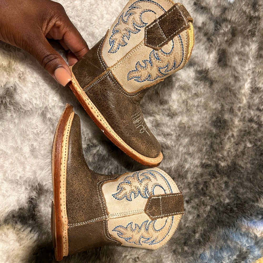 Square toe cowboy boots- infant